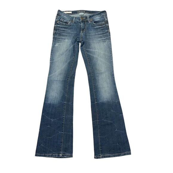 Decree Bootcut jeans Womans sz 5 low rise flip pocket stretch denim retro y2k - Picture 2 of 10
